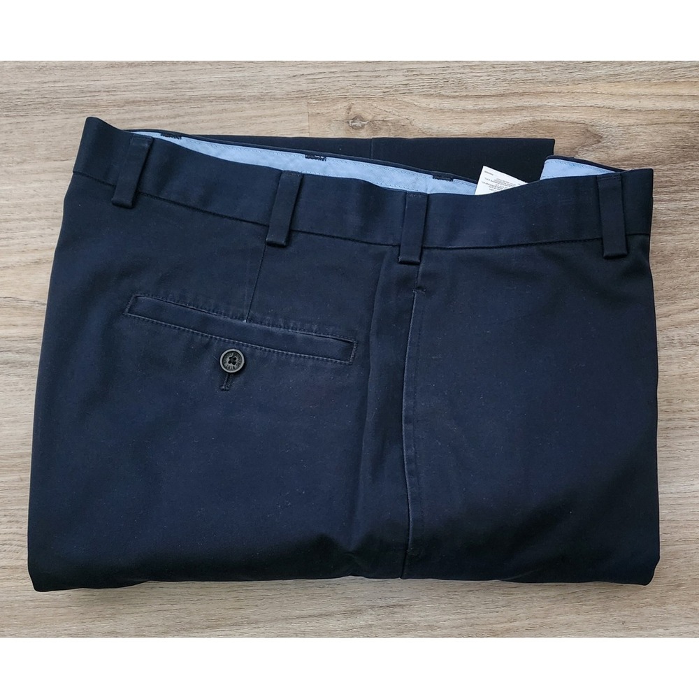 Brooks Brothers Men's Navy Light Weight Advantage Chinos Clark Fit Size 34 X 30